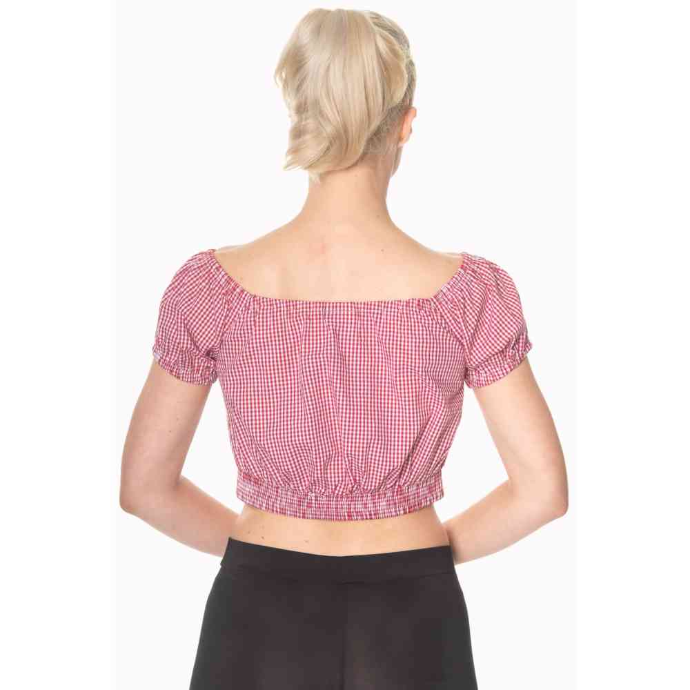 Dancing Days - ALL MINE Gypsy top - Rood
